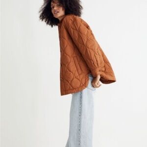Madewel Airpuff Quilted Lightweight Shirt Jacket